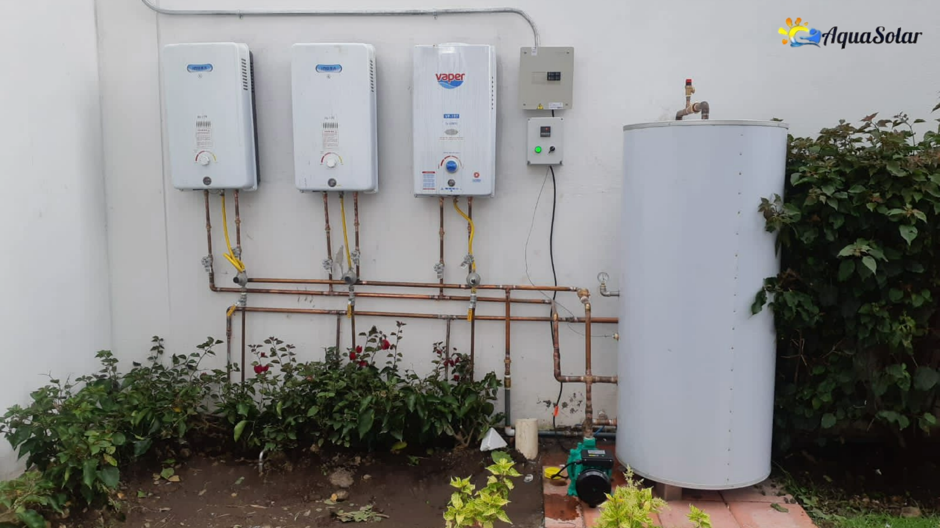 Tanque acumulador de agua en acero inoxidable para edificios en Quito